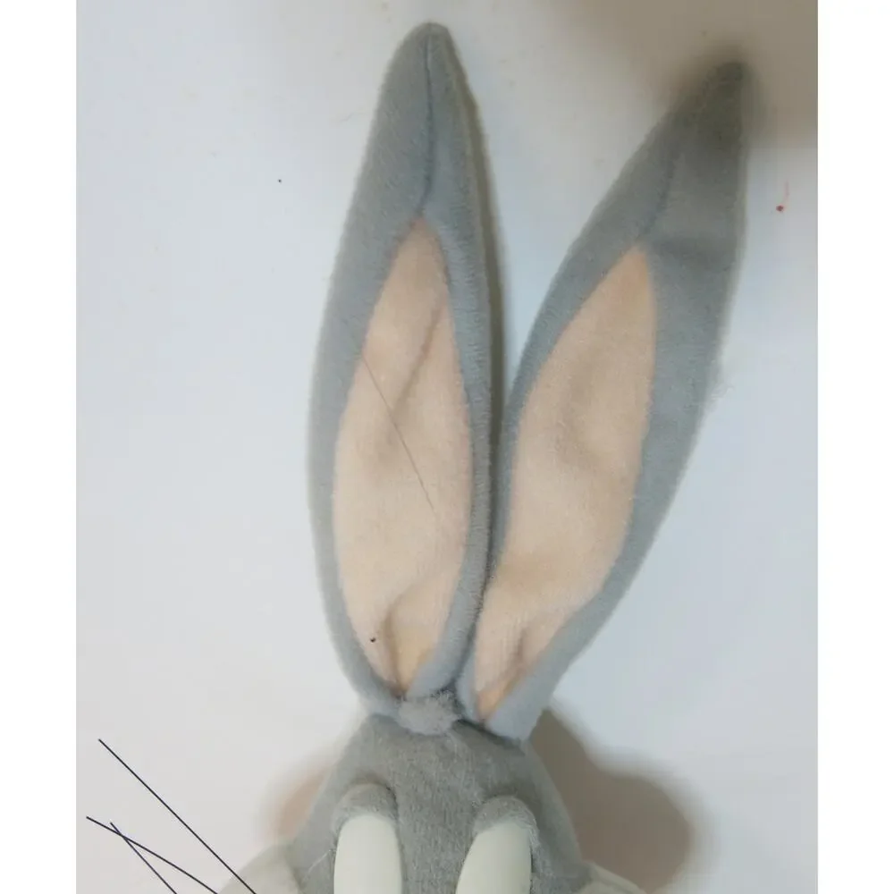 Vintage Bugs Bunny Plush Varsity Jacket Stuffed Animal Looney Tunes 1994 Tyco